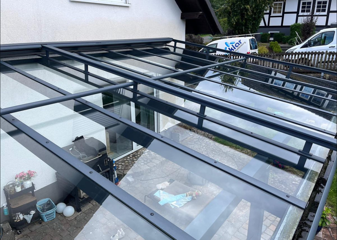 Glasreinigung nach der Reinigung